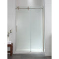 Frameless Sliding Satin Nickel Shower Door S236779