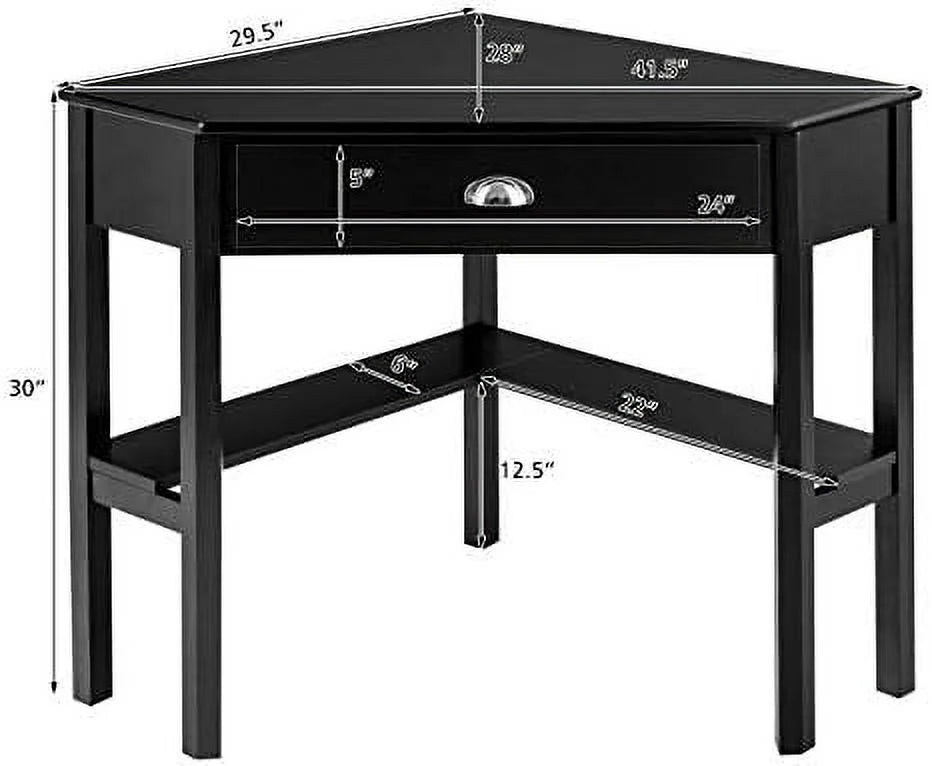 Corner Desk with Drawer N322