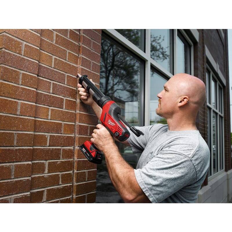 18V Lithium-Ion Brushless Cordless Reciprocating Saw & Caulk Gun with Two 6.0Ah Batteries H951