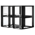 4 Pack Large Stackable Acrylic Storage Drawers L893