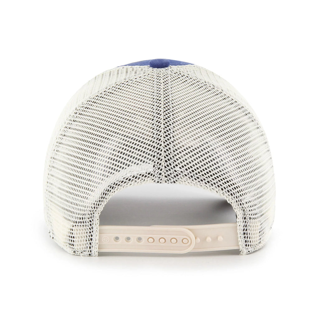 Men's Royal White Trucker Snapback Hat S964
