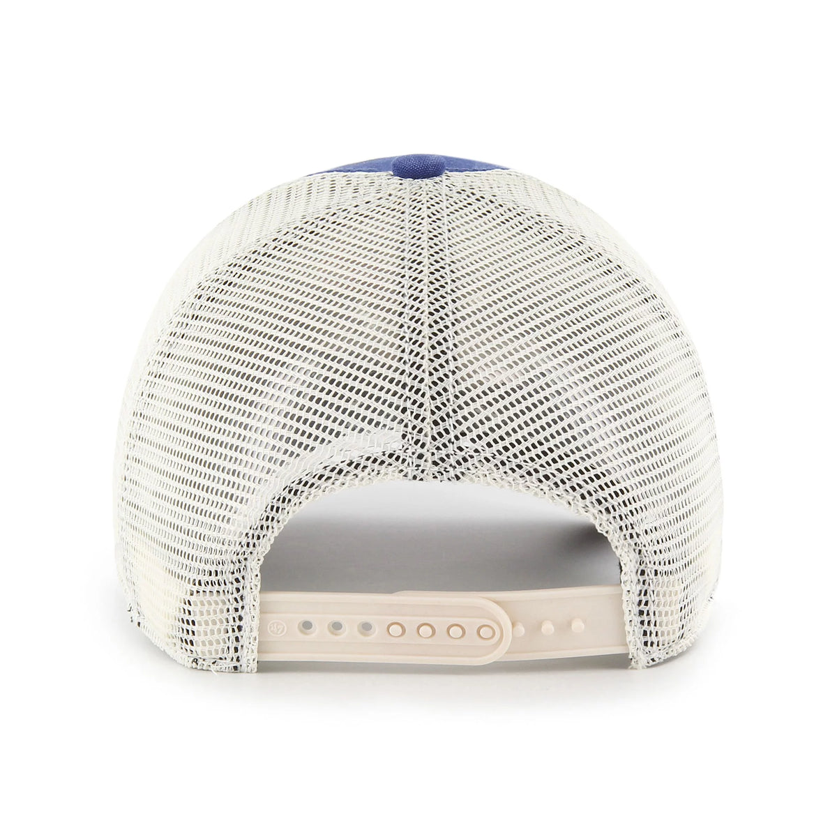 Men's Royal White Trucker Snapback Hat S964