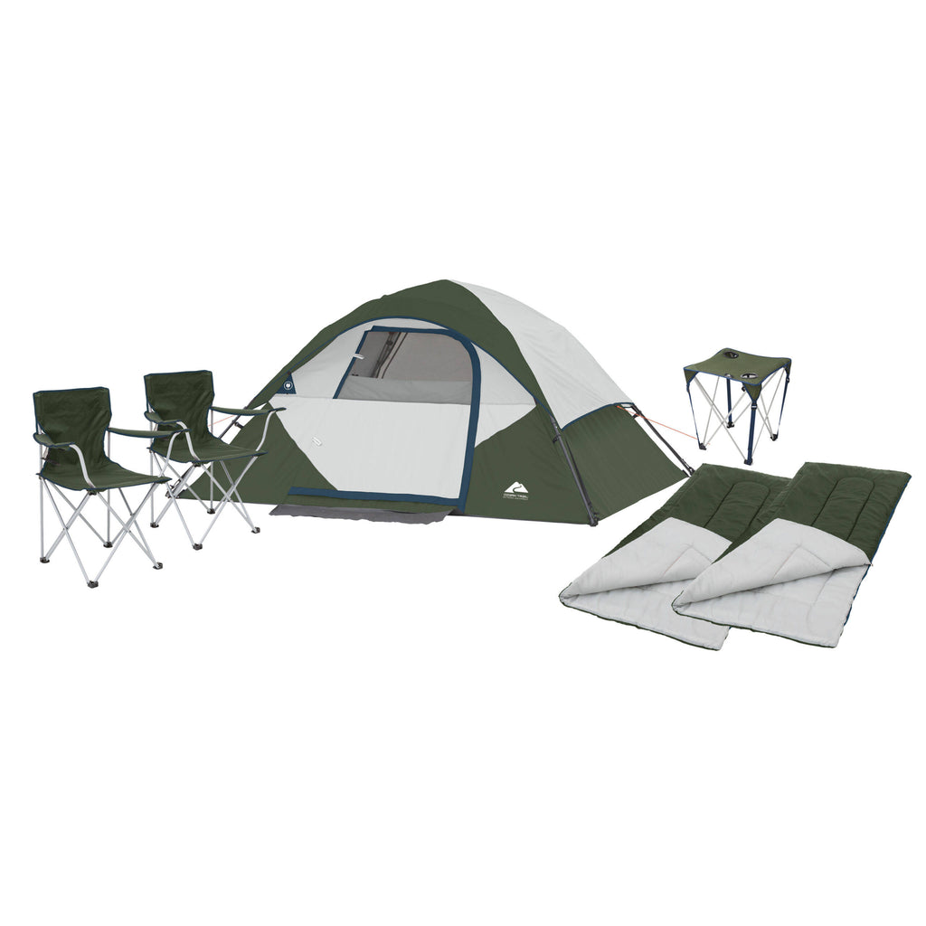 6-Piece 4 Person Camping Combo Tent I908006