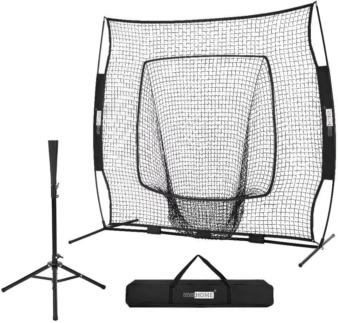 7x7Ft Baseball Softball Practice Net with Carry Bag C52210