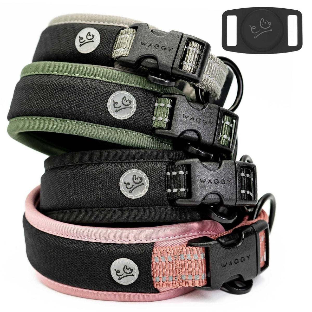 Adjustable Heavy Duty Reflective Padded Dog Collar C9797