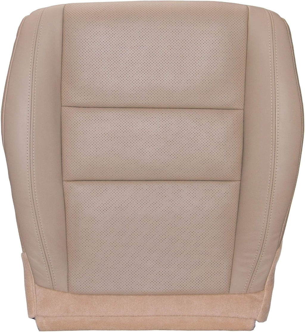 Black Perforated Leather Seat Cover J52184