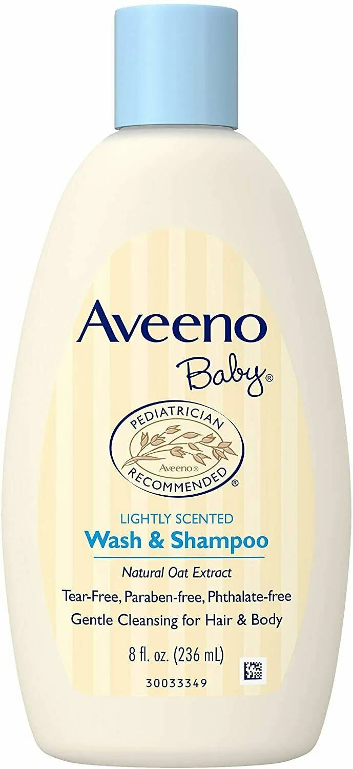 Baby Wash & Shampoo Oat Extract 8 Oz 4-Pack I1933