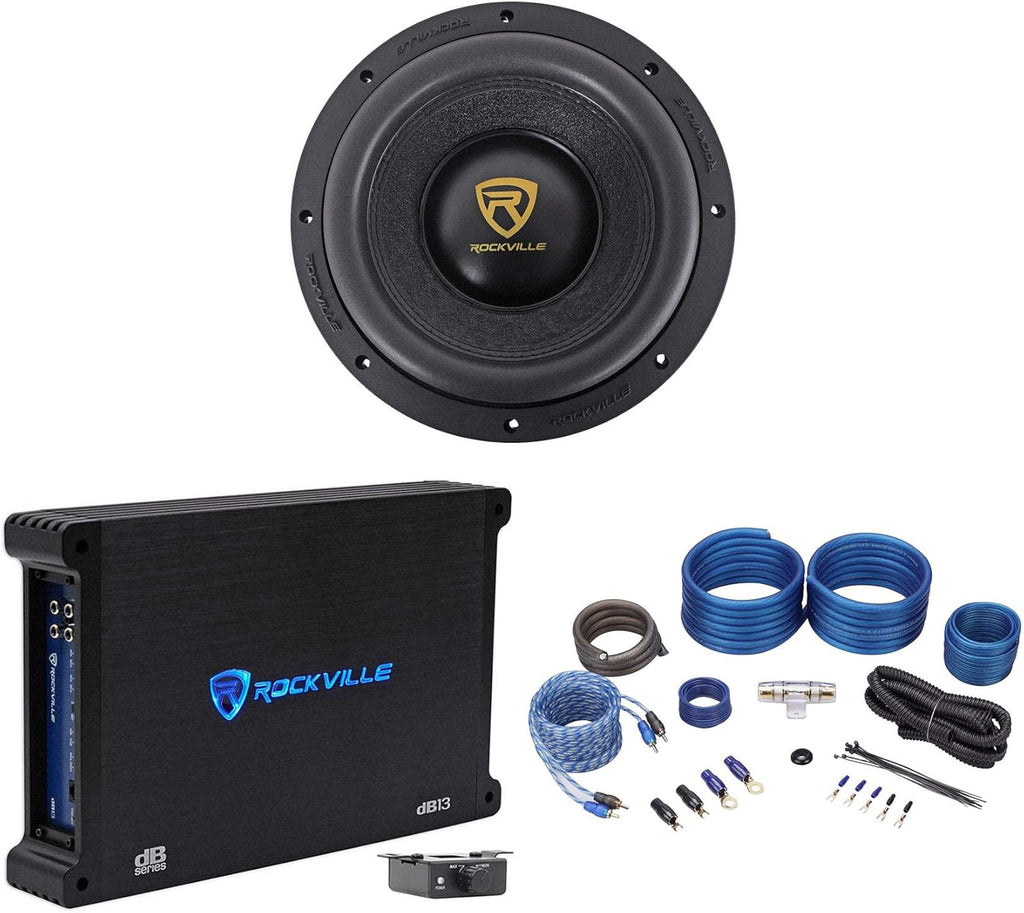 10" 3200 Watt Car Audio Subwoofer Mono Amplifier Amp Kit D652