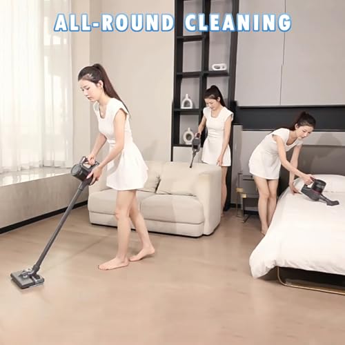Cordless Stick Vacuum Cleaner with LED Display, 2000mAh Battery, Anti Hair Wrap D9984