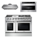 48 Dual Fuel Range, Range Hood, Microwave U354