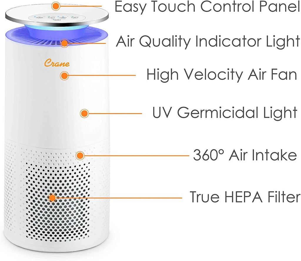 Air Purifier with True HEPA Filter J747