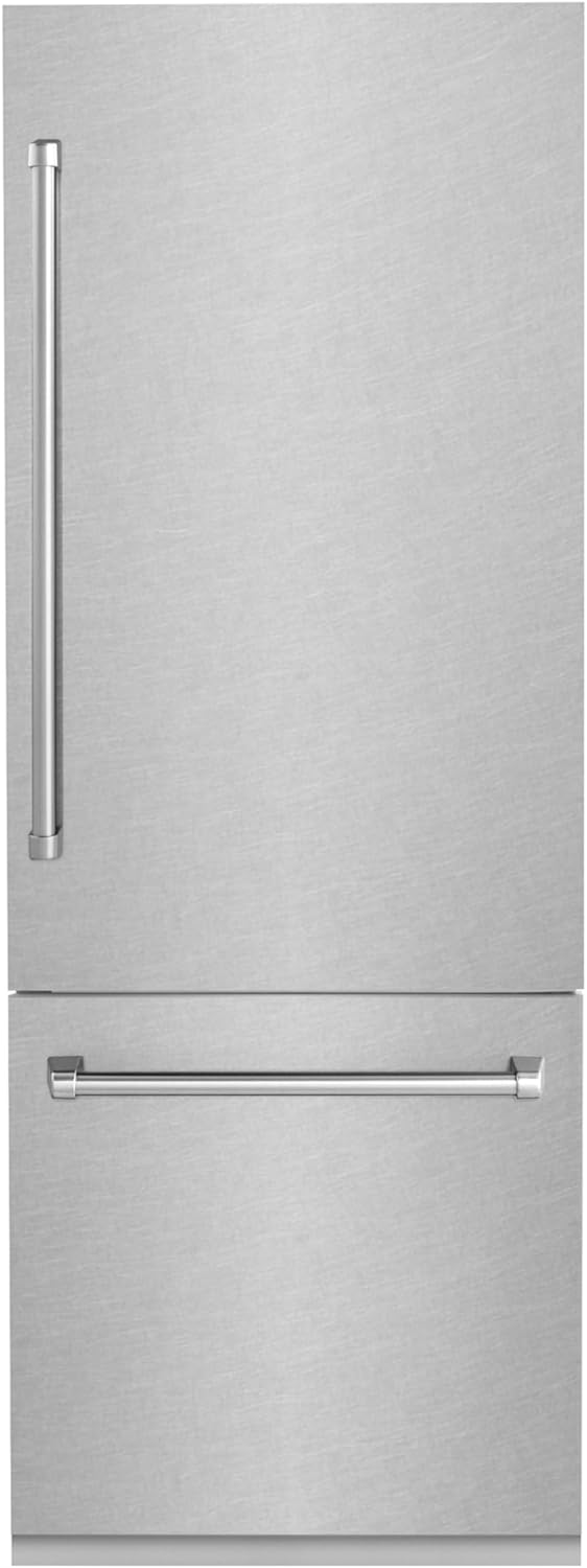 30" 16.1 cu. ft. Built-In 2-Door Bottom Freezer Refrigerator in Fingerprint Resistant Stainless Steel M89455