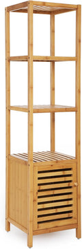 Bamboo 4 Tier Floor Cabinet Q9217