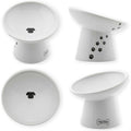 Extra Wide Raised Cat Food Bowl F600