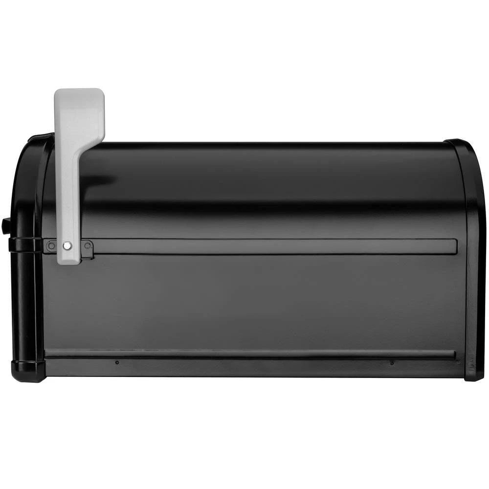 Black Post-Mount Mailbox U3471
