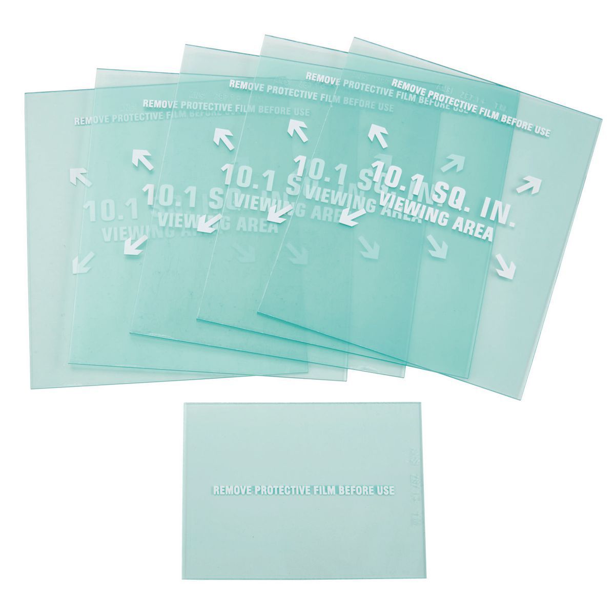 4.5 in. x 5.25 in. Welding Lens Covers, 6-Piece C317