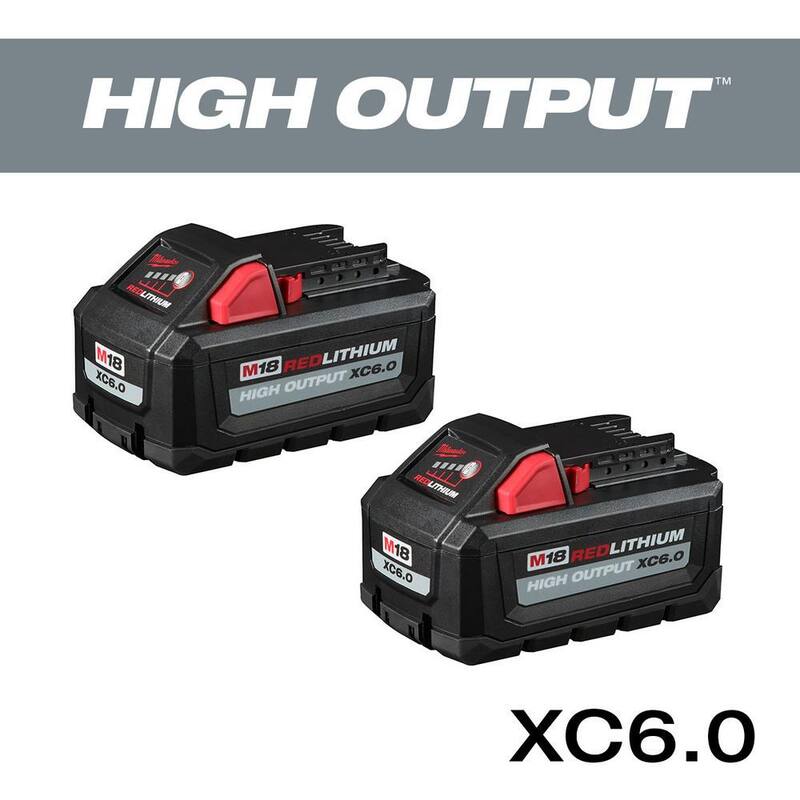 18V Lithium-Ion Brushless Cordless Reciprocating Saw & Caulk Gun with Two 6.0Ah Batteries H951