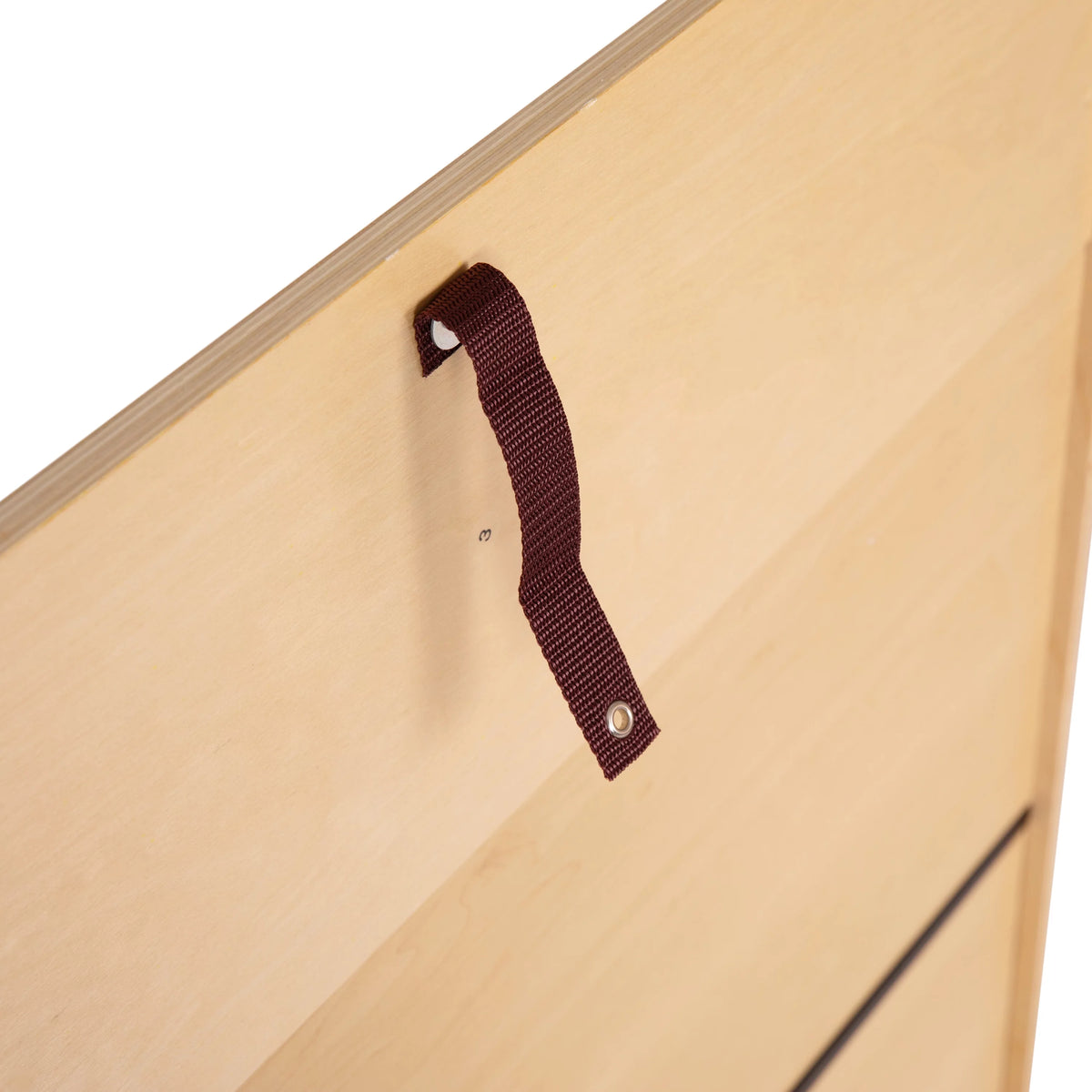 Natural Wood Book Storage Shelf with 4 Storage Slats E12454