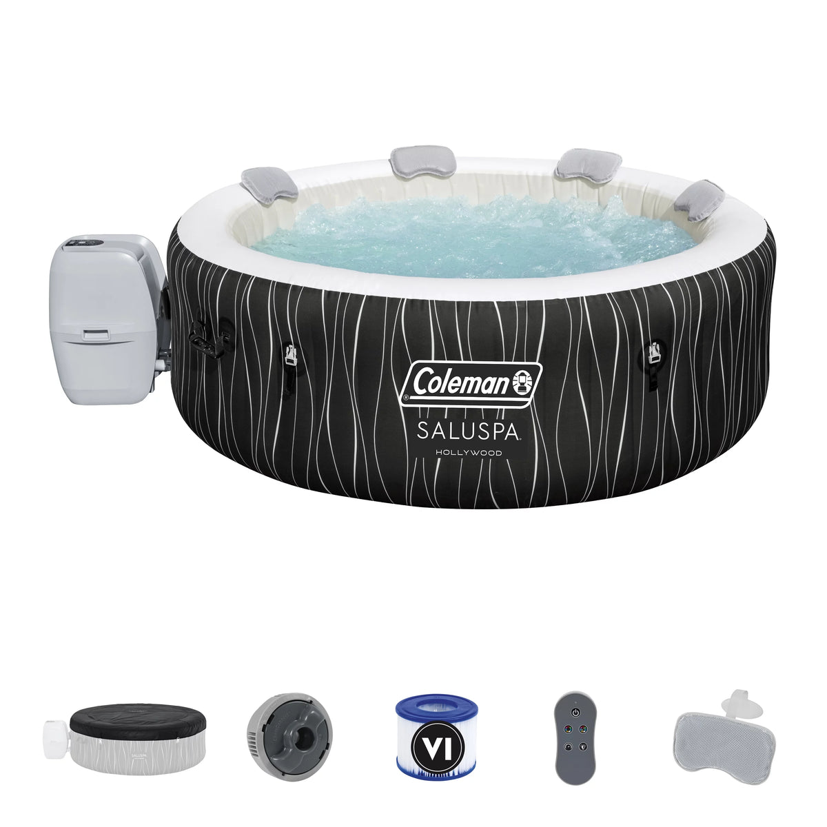 Inflatable Hot Tub with LED Lights Z739