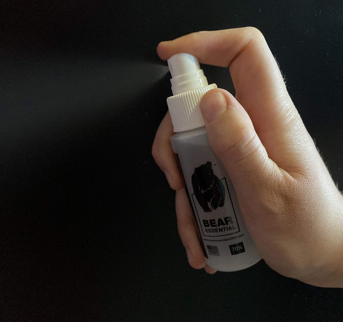 High Purity USP Grade Isopropyl Alcohol 70% 20 Spray Bottles 2 OZ Each N225424