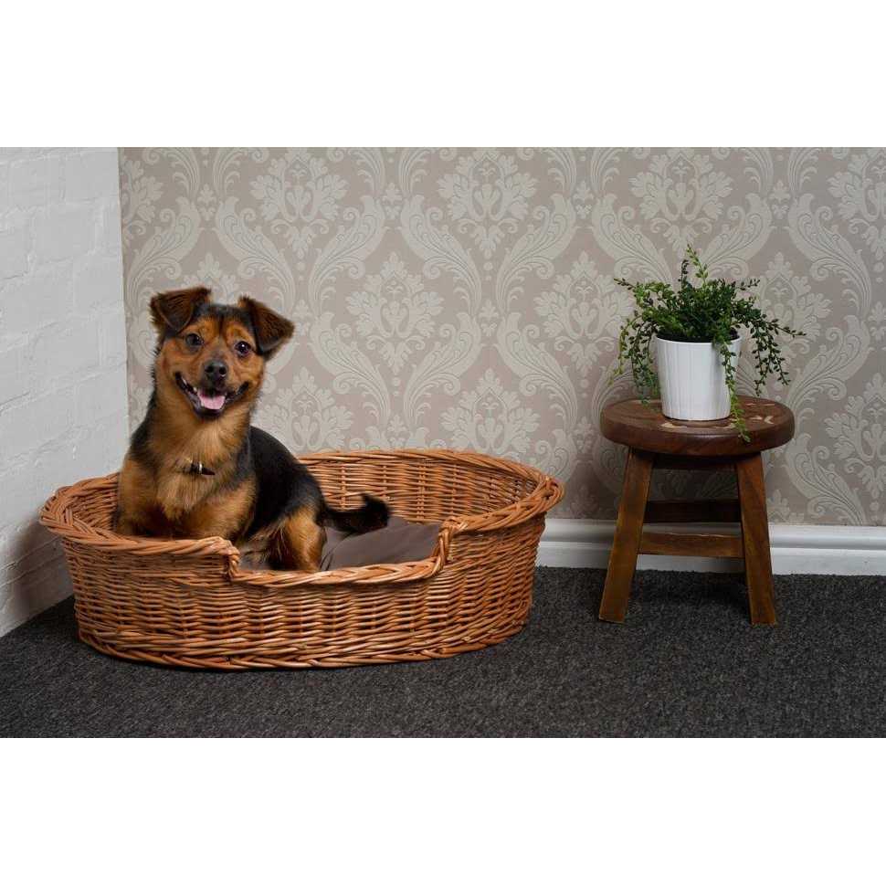 Wicker Dog Bed Basket V208149