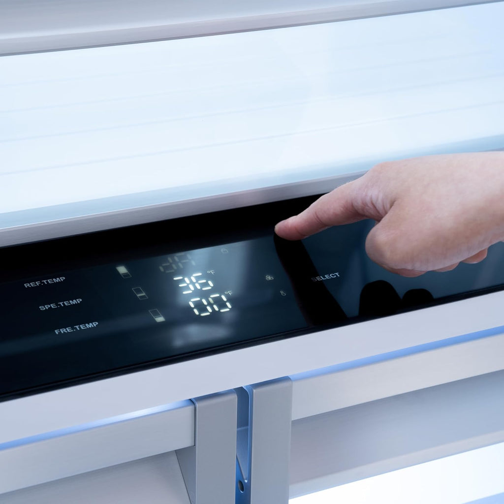 30" 16.1 cu. ft. Built-In 2-Door Bottom Freezer Refrigerator in Fingerprint Resistant Stainless Steel M89455