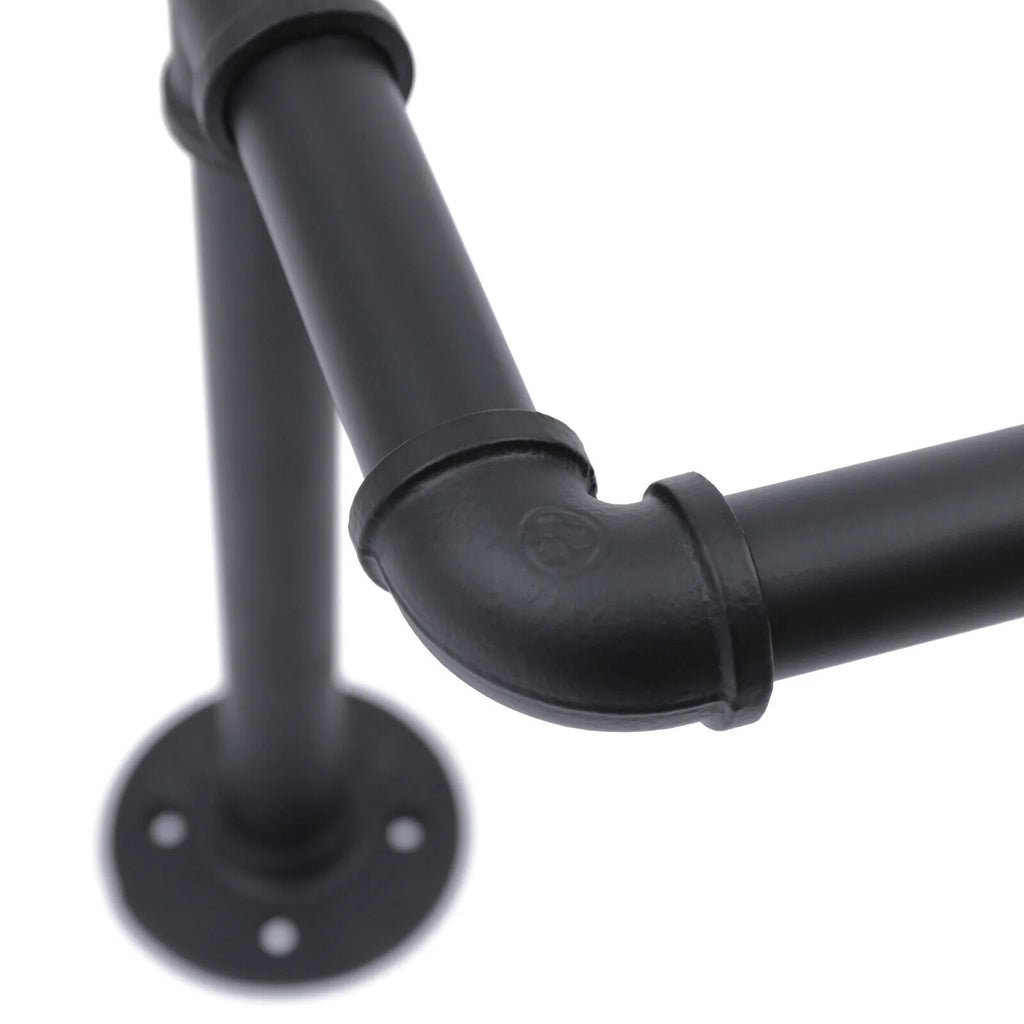 Black Wall Mounted Clothes Rack J53648