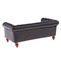 Black Leather Sofa K753879