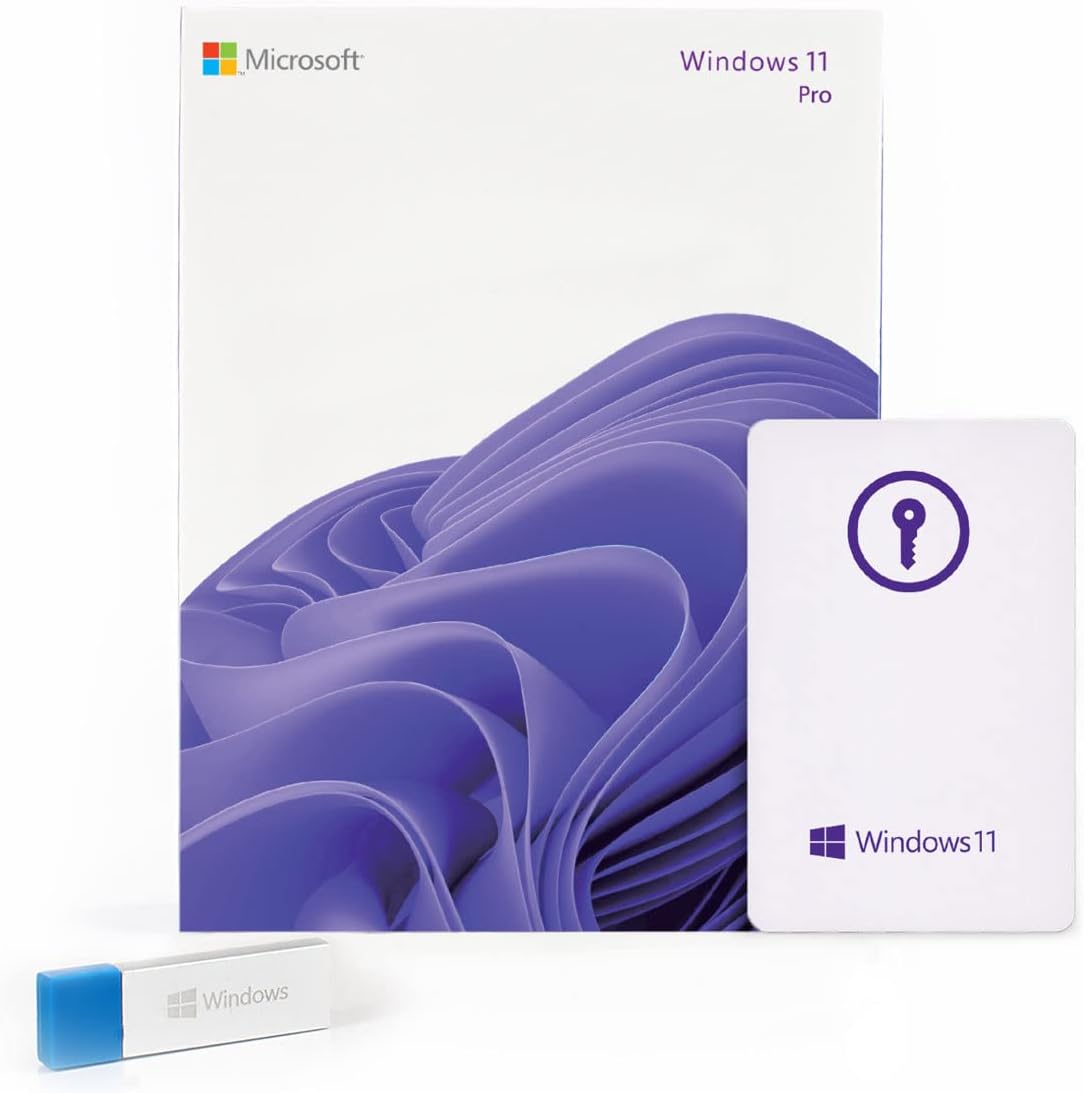 Window 11 Pro USB Flash 1 PC English International 2022 Version T8638