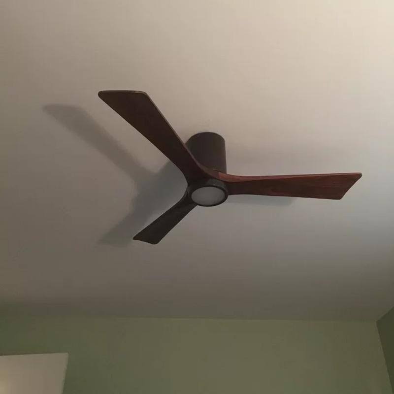 Matte White 52 Inches Ceiling Fan with Light Kit W5283