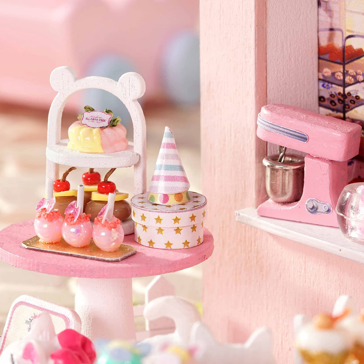 DIY Miniature Dollhouse Kit with LED K1702