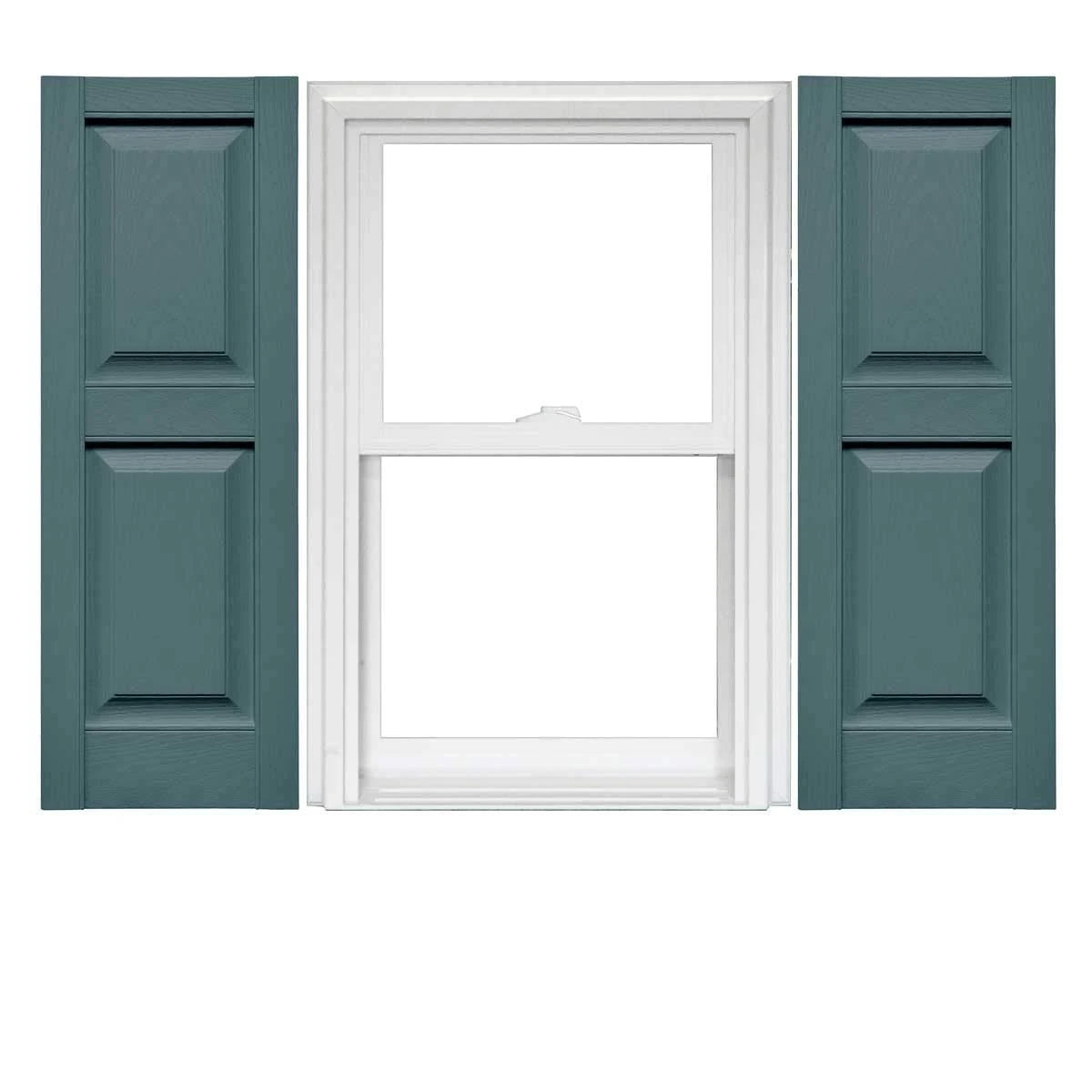 Vinyl Raised Panel Shutters 1 Pair 14.75 x 47 C569