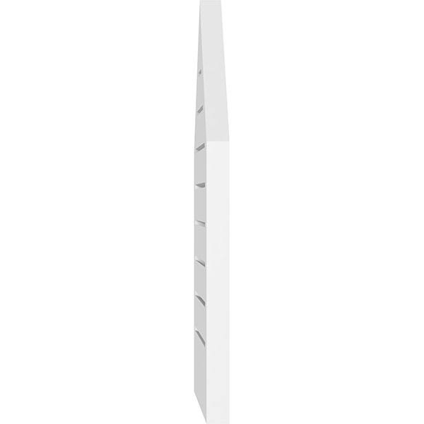 Peaked Top Surface Mount PVC Gable Vent E17953