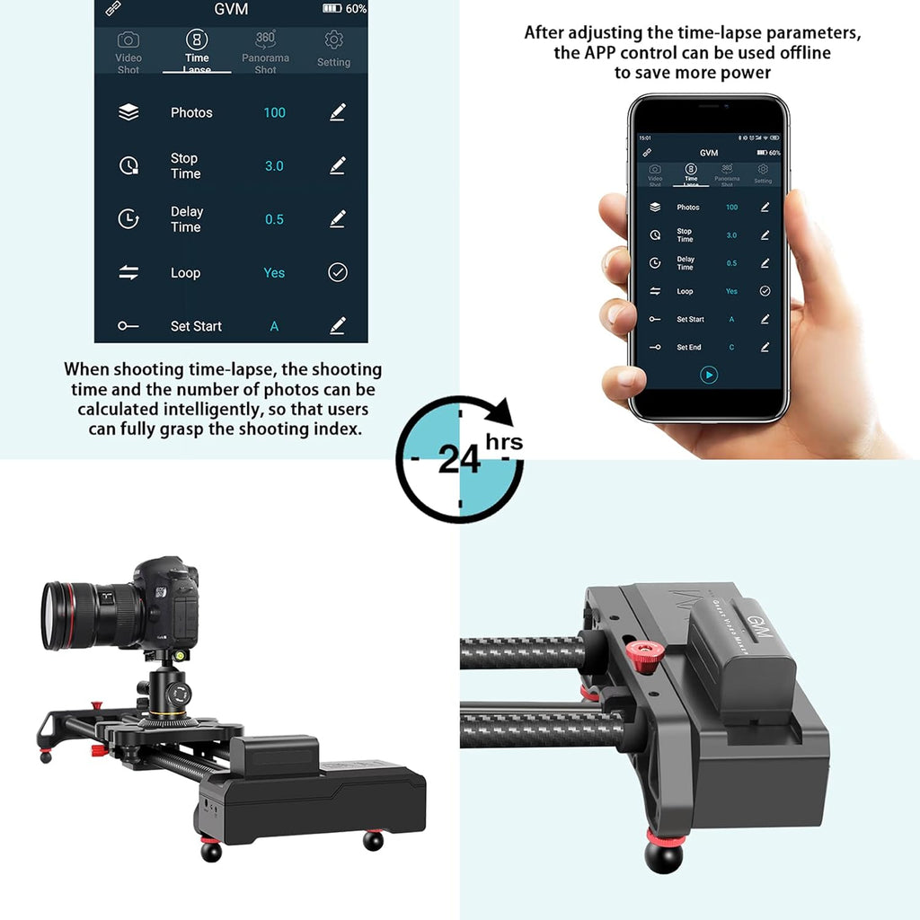 Motorized Camera Slider with APP Control S83365