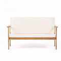 Acacia Wood Bench with Cushion G670