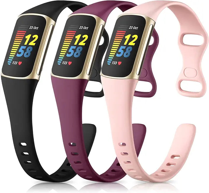Soft Silicone Breathable Sport Replacement Strap 3 Pack T538