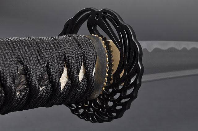 Black Scabbard Aluminium Alloy Unsharpened Training Katana R379
