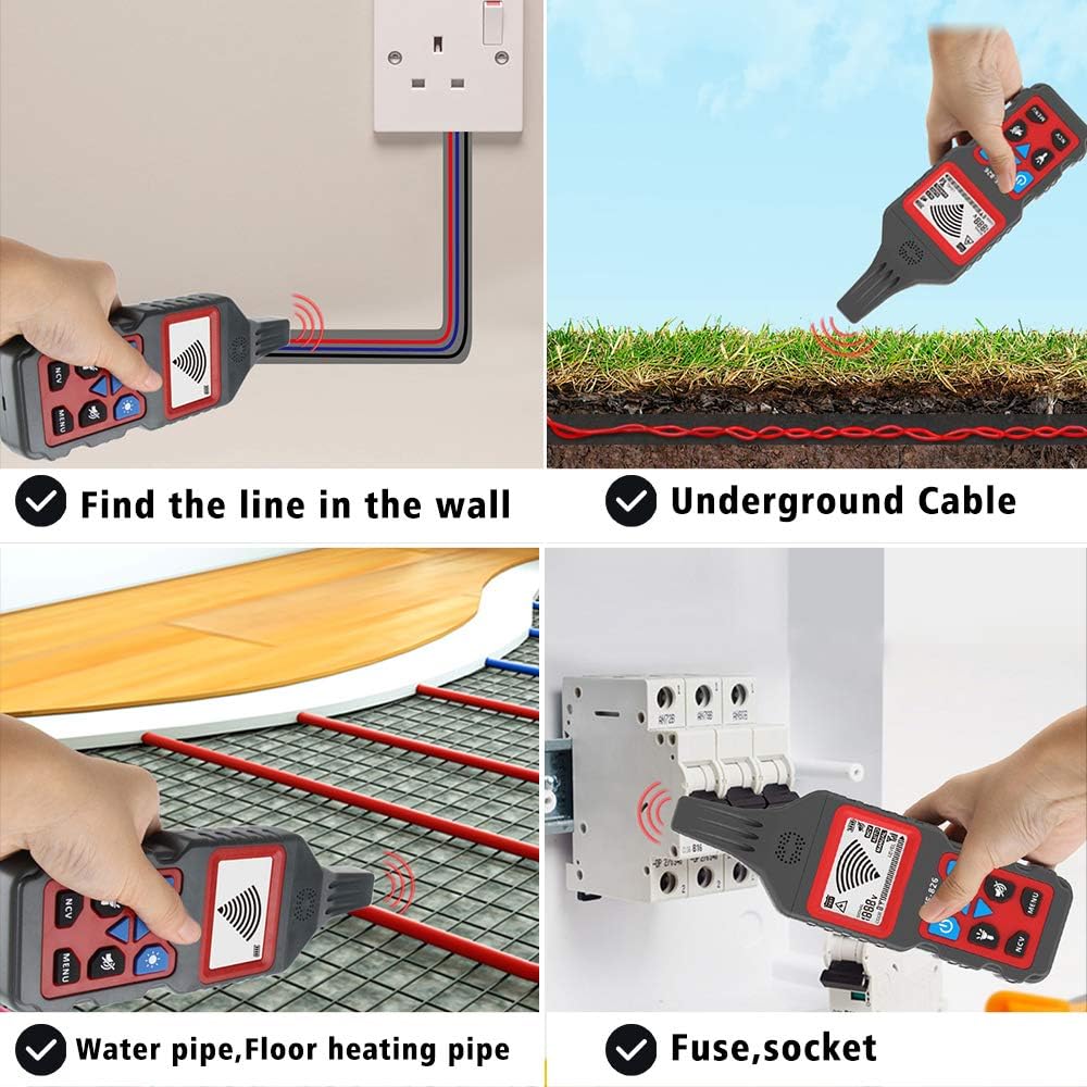 Underground Cable Locator Pipeline Detector Wire Tracker F220