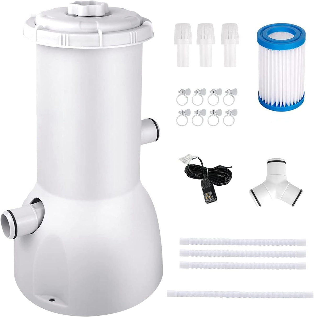 1000 GPH Above Ground Pool Filter Pump with Cartridge H329967