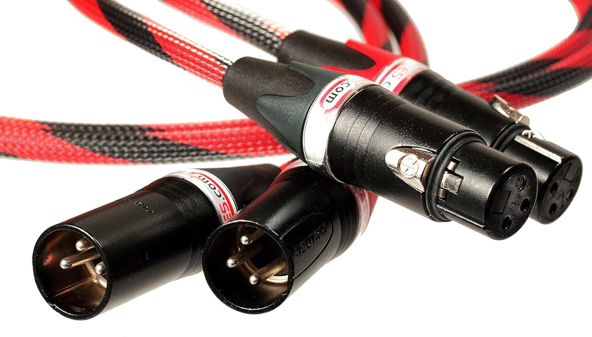 Silver Serpent II Balanced XLR Audio Cable, 1 meter, Stereo Pair R930186