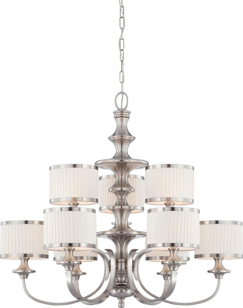 Brushed Nickel Two Light Vanity J57656