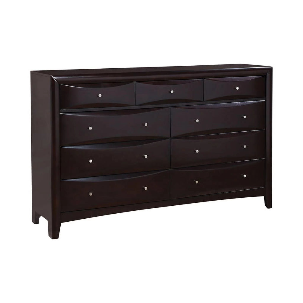 Bedroom Set with Bookcase Headboard T78008