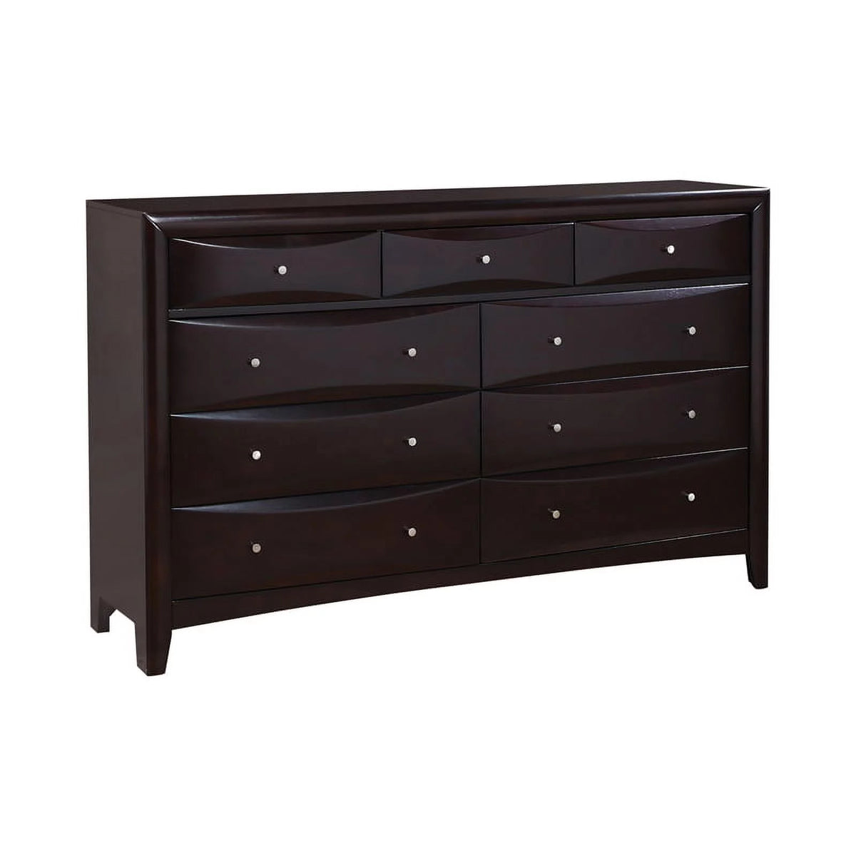 Bedroom Set with Bookcase Headboard T78008