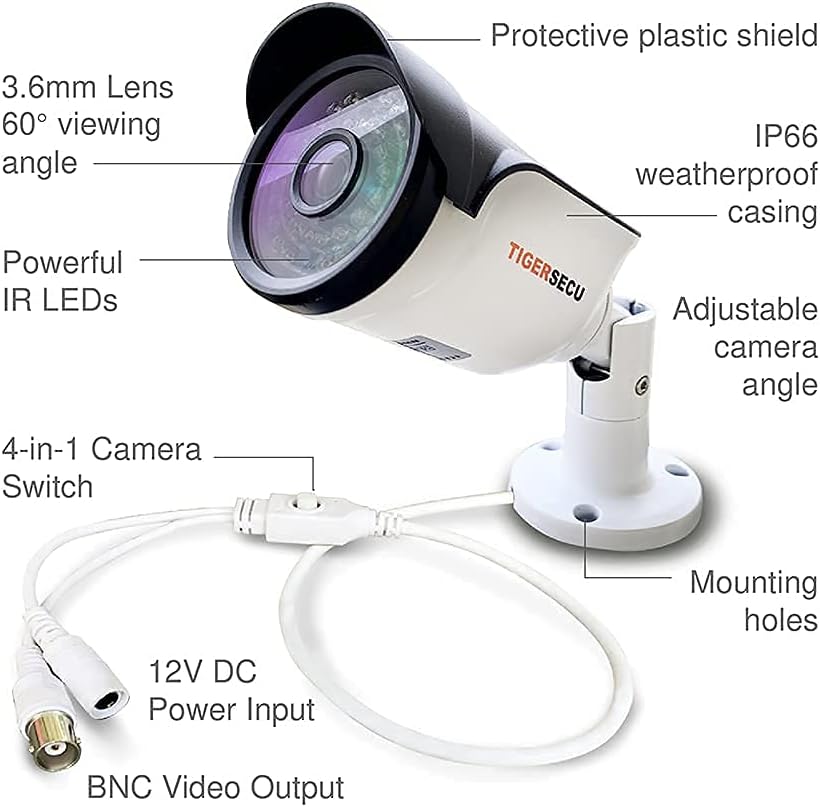 1080P Hybrid 4-in-1 Security Camera H2983