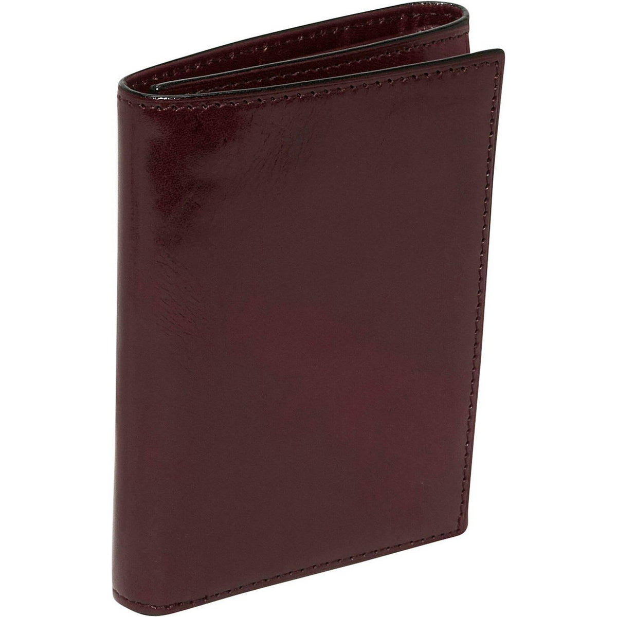 Dark Brown Leather Trifold ID Wallet M962