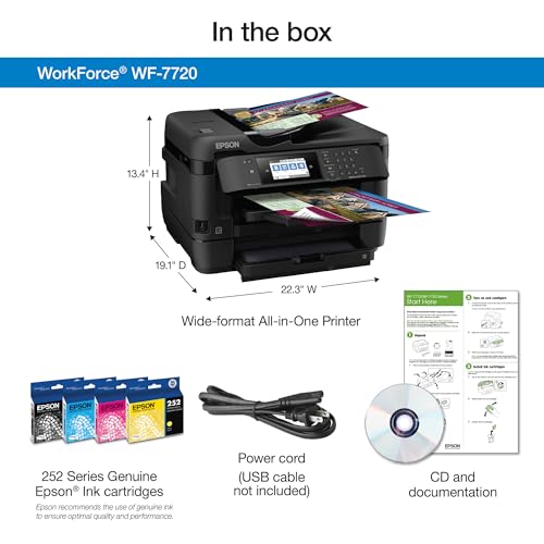 Wide-format Color Inkjet Printer with Copy, Scan, Fax U818152