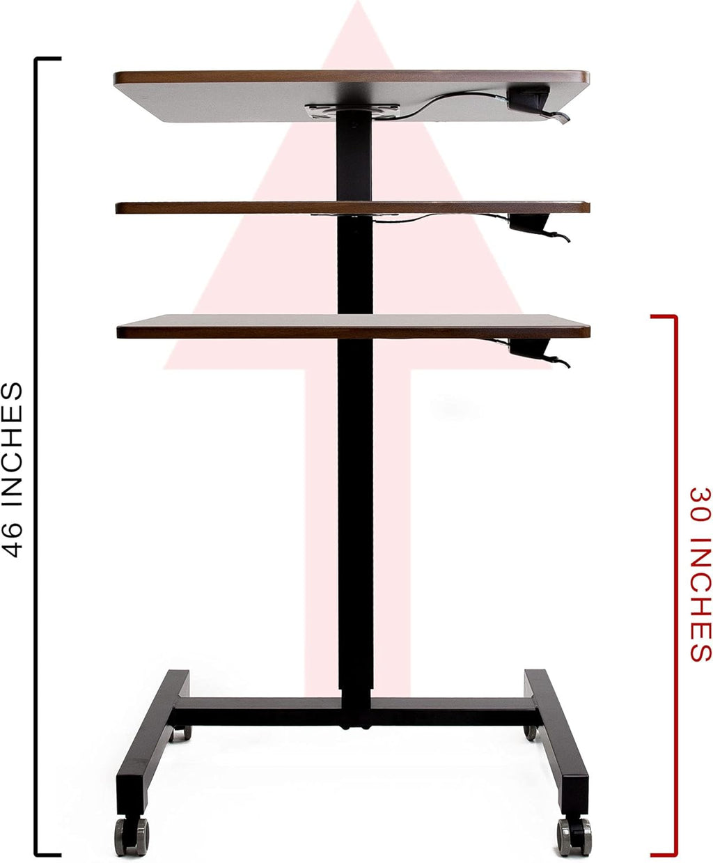 28 Inches Pneumatic Sit to Stand Desk B82228
