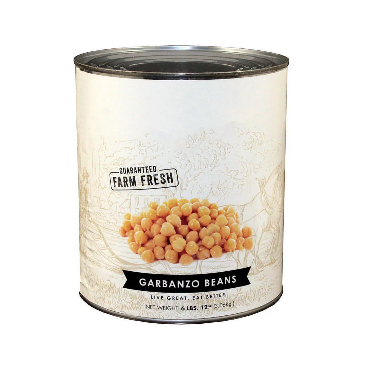 Garbanzo Beans Chickpeas #10 Can 6 Per Case T369537