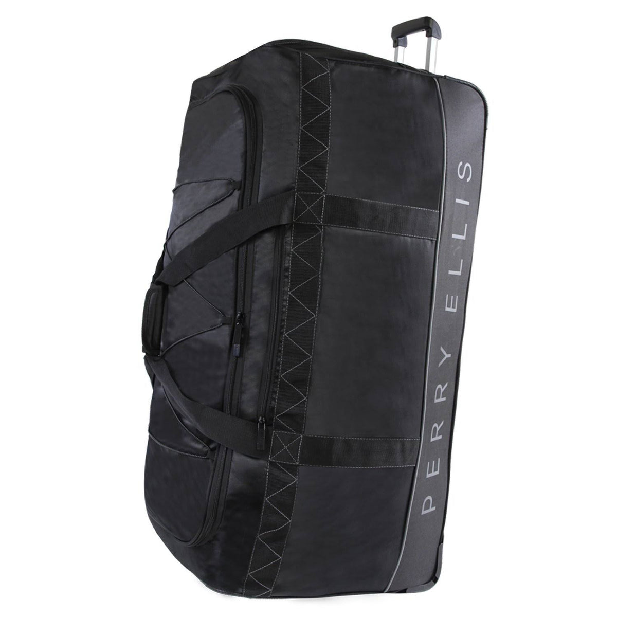 Extra Large 35" Rolling Duffel Bag Black/Grey W657