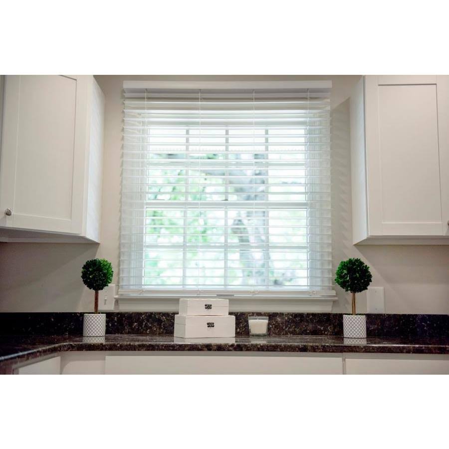 Cordless Faux Wood Room Darkening Blinds I18415
